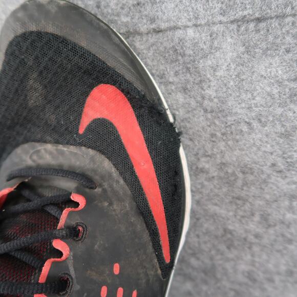 Nike Shoes Mens 11 Athletic Trainer FS Lite Run Sneakers Black Red Lightweight - Picture 10 of 14